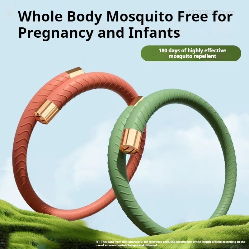 Bracelet anti-moustiques sûr pour adultes et enfants, protection contre les moustiques, idéal pour l